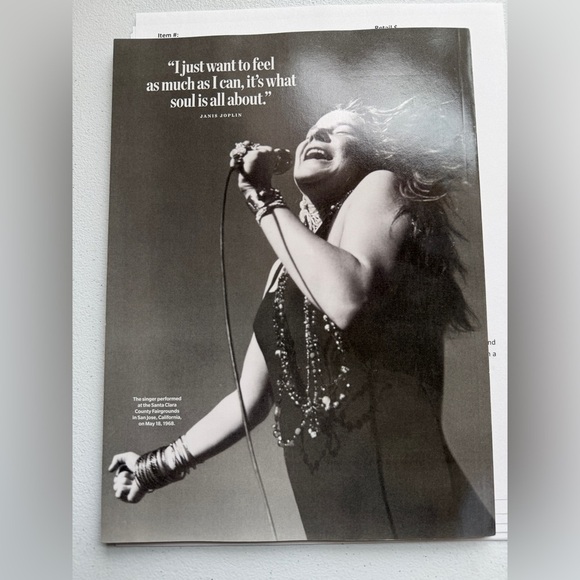 Janis Joplin Music Spotlight Collectors Edition Tribute Magazine. 2021 #1992 - Picture 4 of 4